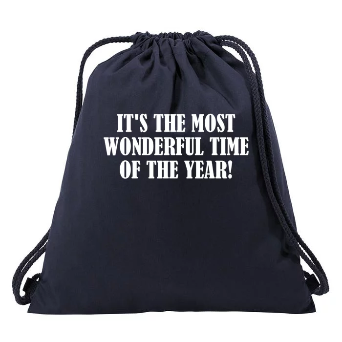 It's The Most Wonderful Time Of The Year! Gift Drawstring Bag