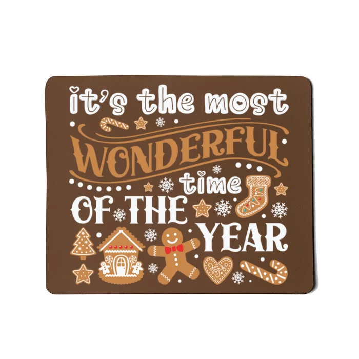 ItS The Most Wonderful Time Of The Year Merry Xmas Mousepad