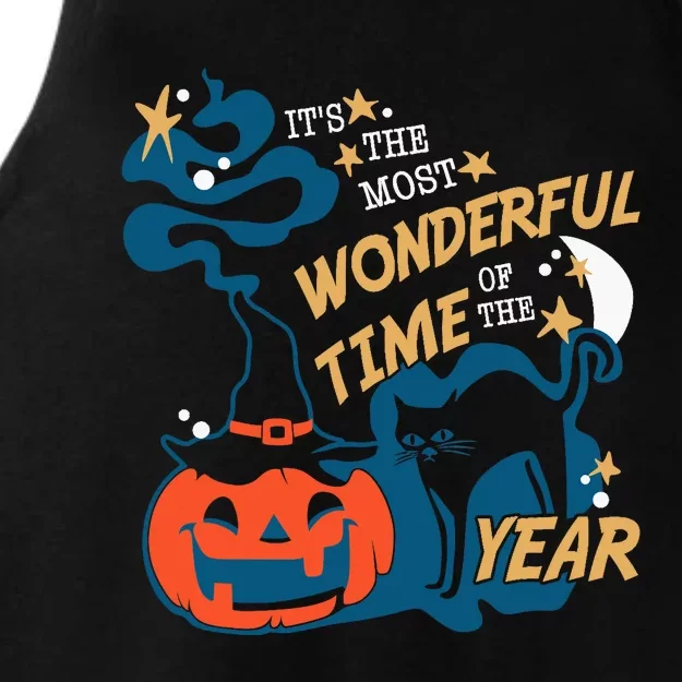 It's the Most Wonderful Time of the Year Halloween Ladies Tri-Blend Wicking Tank