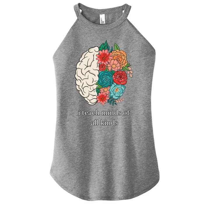 I Teach Minds Of All Kinds Women’s Perfect Tri Rocker Tank