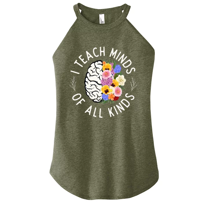 I Teach Minds Of Alll Kinds Special Education Teacher Women’s Perfect Tri Rocker Tank