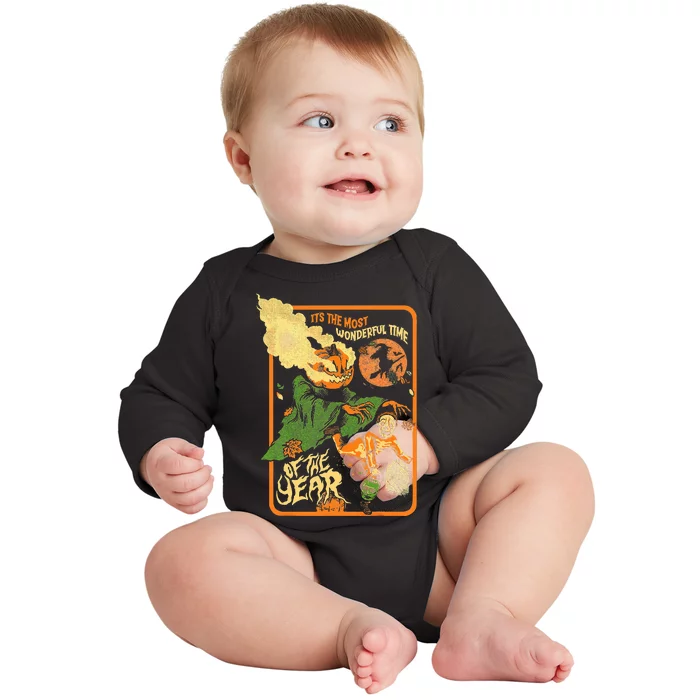 ItS The Most Wonderful Time Of The Year Halloween Baby Long Sleeve Bodysuit