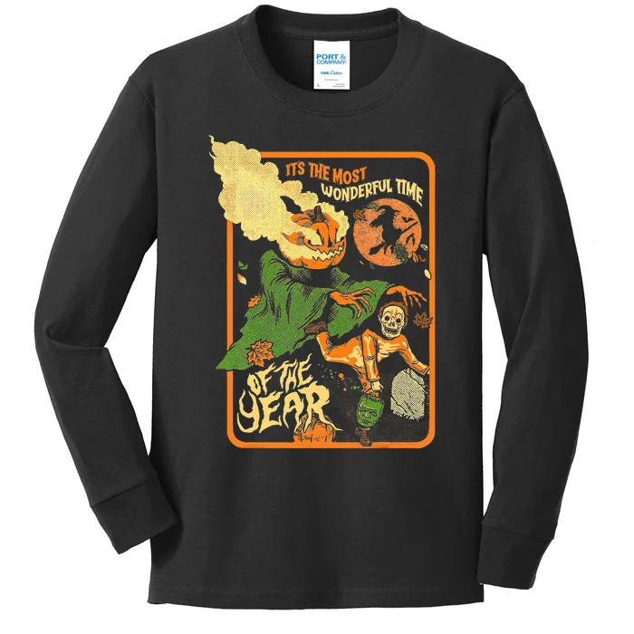 ItS The Most Wonderful Time Of The Year Halloween Kids Long Sleeve Shirt