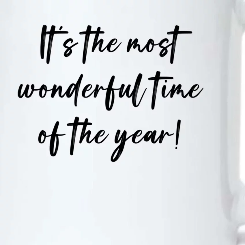 It's The Most Wonderful Time Of The Year! Gift Black Color Changing Mug