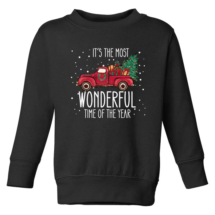 Its The Most Wonderful Time Of The Year Toddler Sweatshirt