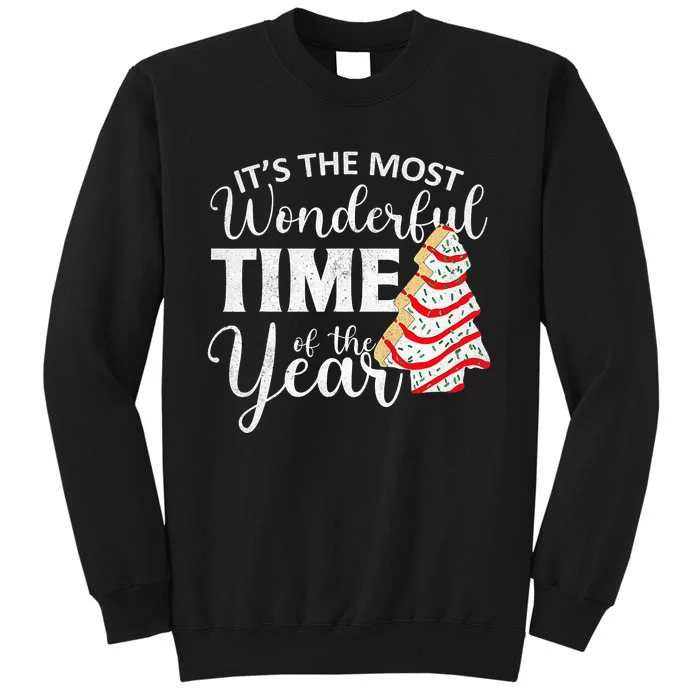 Its The Most Wonderful Time Of The Year Christmas tree cake A Tall Sweatshirt