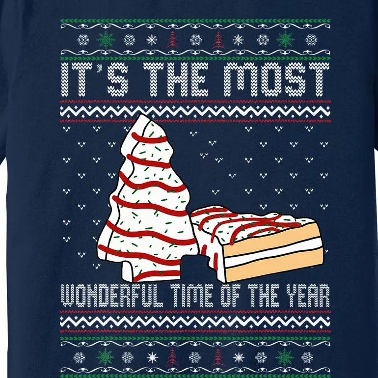 Its The Most Wonderful Time Of The Year Christmas Tree Cake Premium T-Shirt