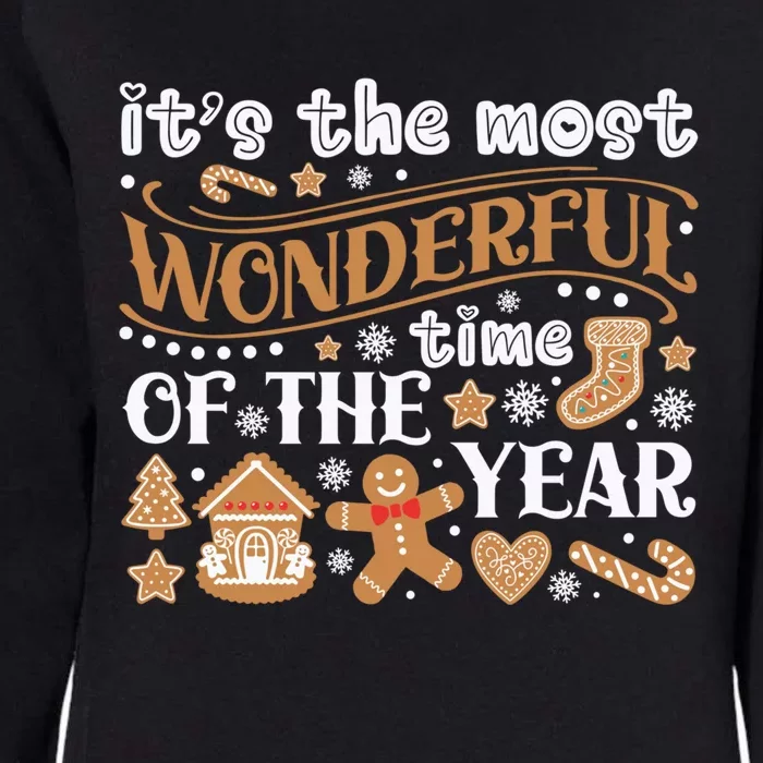 ItS The Most Wonderful Time Of The Year Merry Christmas Womens California Wash Sweatshirt