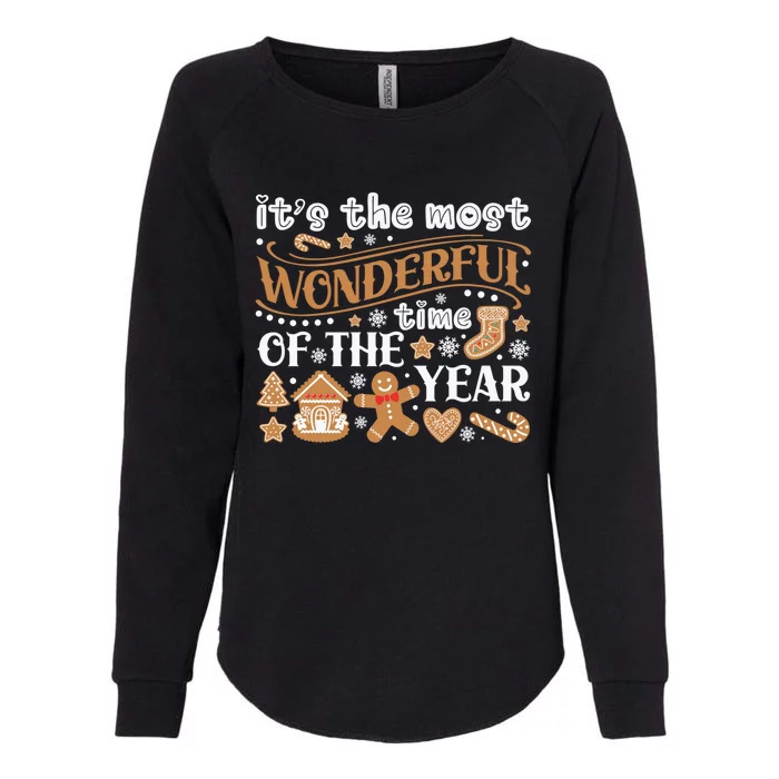 ItS The Most Wonderful Time Of The Year Merry Christmas Womens California Wash Sweatshirt