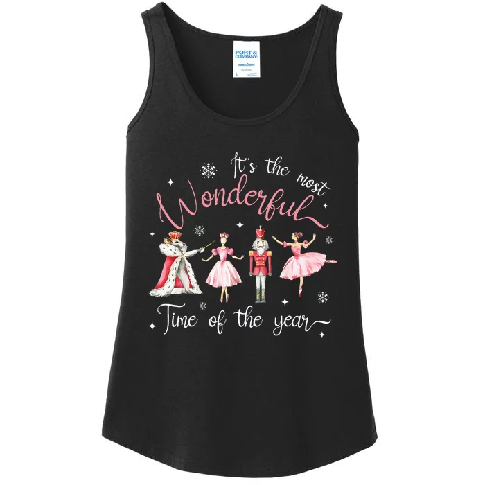 ItS The Most Wonderful Time Of The Year Nutcracker Ballet Ladies Essential Tank