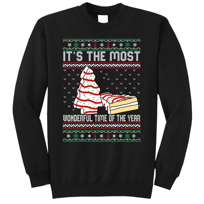 Its The Most Wonderful Time Of The Year Christmas tree cake Sweatshirt