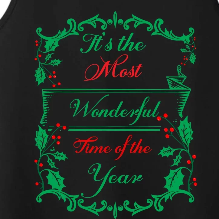 Its The Most Wonderful Time Of The Year Performance Tank