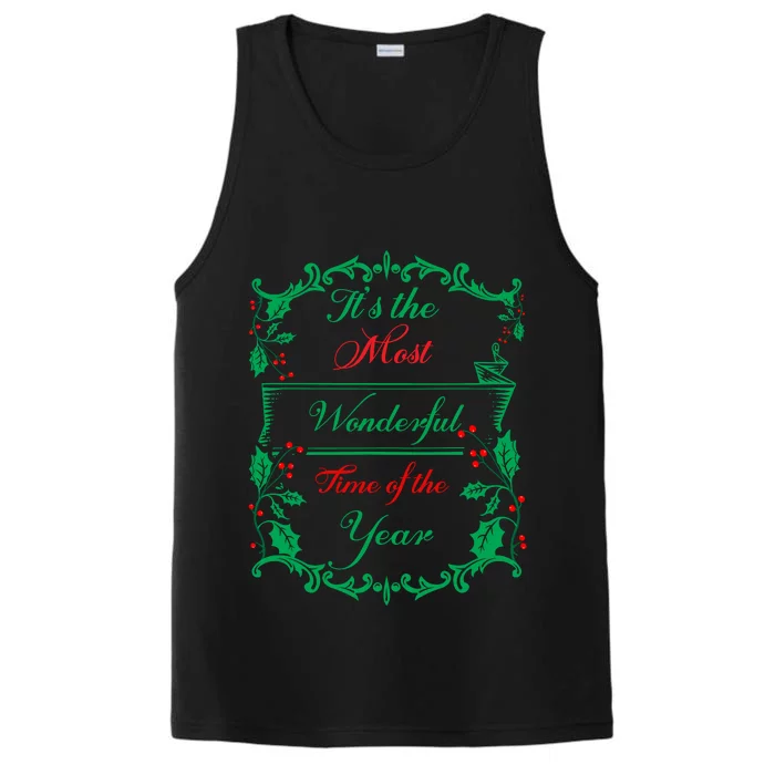 Its The Most Wonderful Time Of The Year Performance Tank