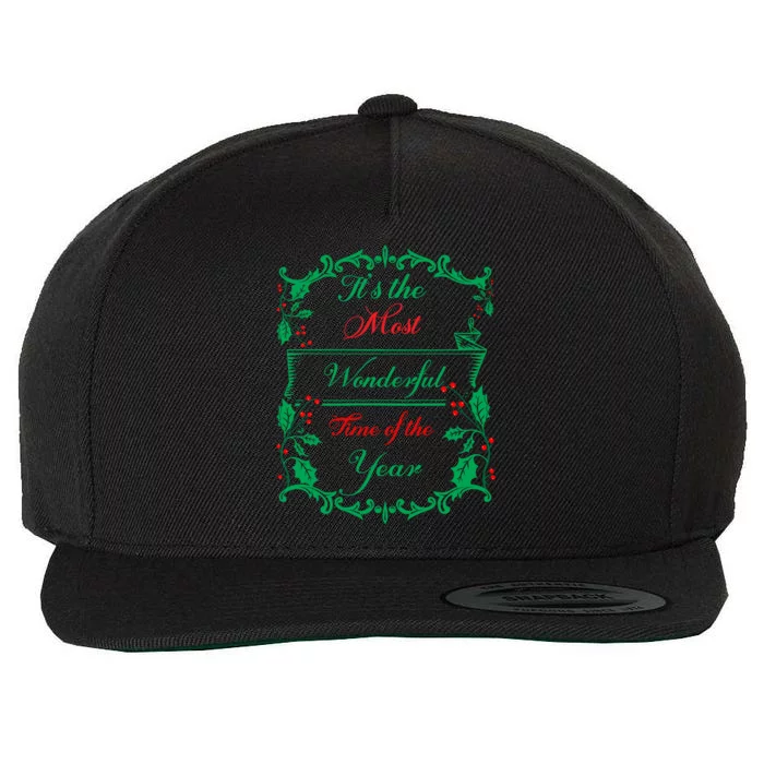 Its The Most Wonderful Time Of The Year Wool Snapback Cap