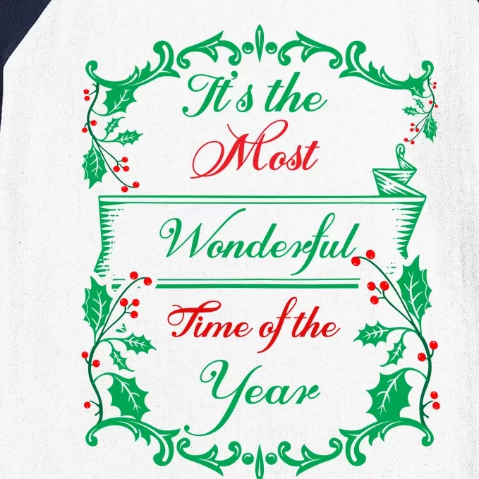 Its The Most Wonderful Time Of The Year Baseball Sleeve Shirt