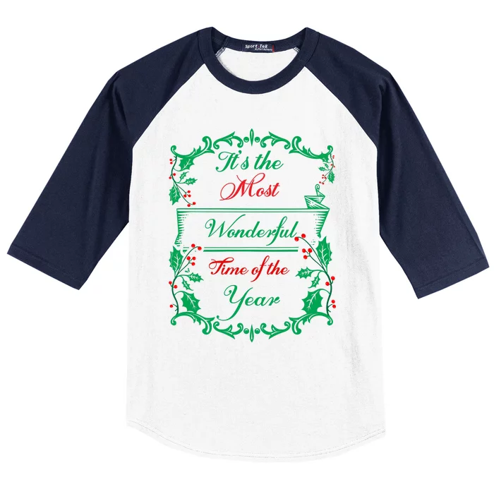 Its The Most Wonderful Time Of The Year Baseball Sleeve Shirt