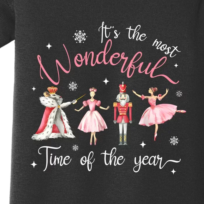 ItS The Most Wonderful Time Of The Year Nutcracker Ballet Baby Bodysuit