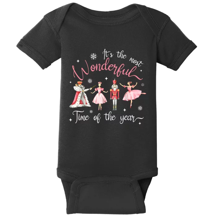 ItS The Most Wonderful Time Of The Year Nutcracker Ballet Baby Bodysuit