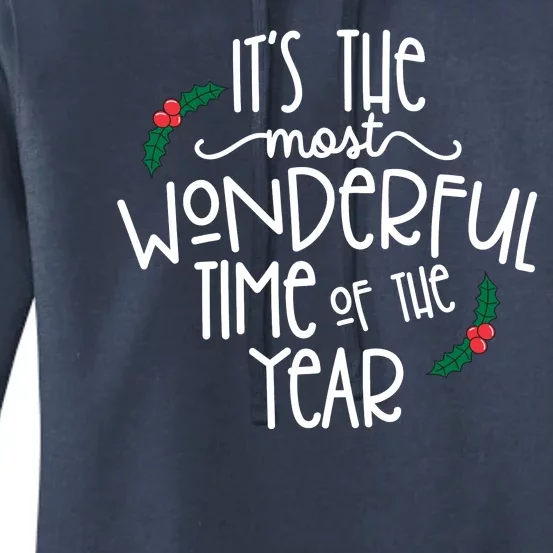 Its The Most Wonderful Time Of The Year Christmas Women's Pullover Hoodie