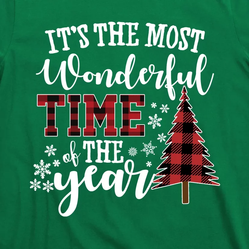 It's The Most Wonderful Time Of The Year Christmas Tree Holiday T-Shirt