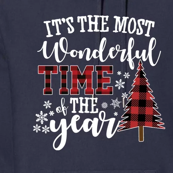 It's The Most Wonderful Time Of The Year Christmas Tree Holiday Premium Hoodie