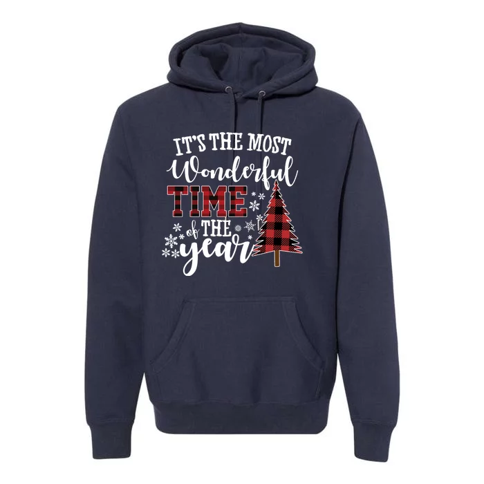 It's The Most Wonderful Time Of The Year Christmas Tree Holiday Premium Hoodie