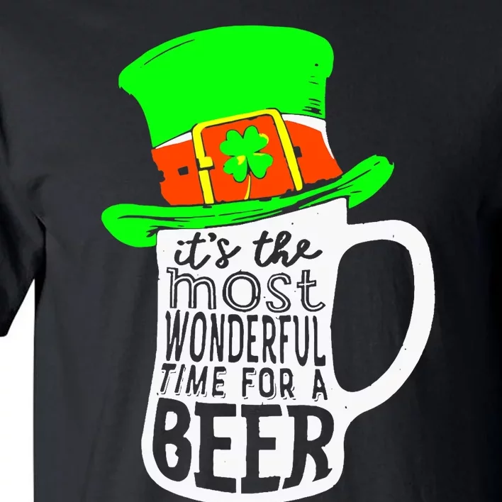 It's The Most Wonderful Time For A Beer Hat St.Patrick's Day Tall T-Shirt