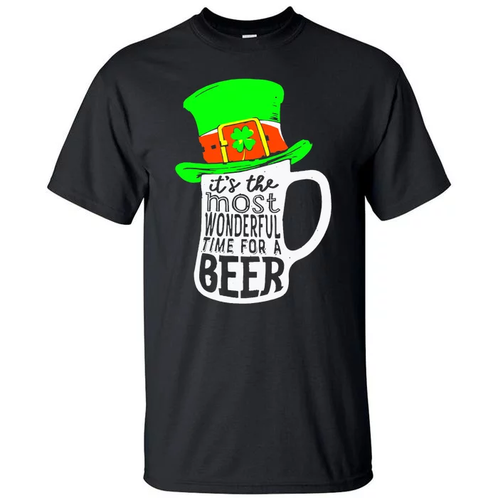 It's The Most Wonderful Time For A Beer Hat St.Patrick's Day Tall T-Shirt