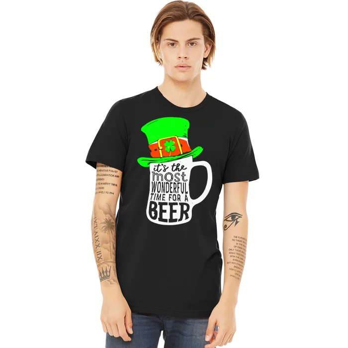 It's The Most Wonderful Time For A Beer Hat St.Patrick's Day Premium T-Shirt