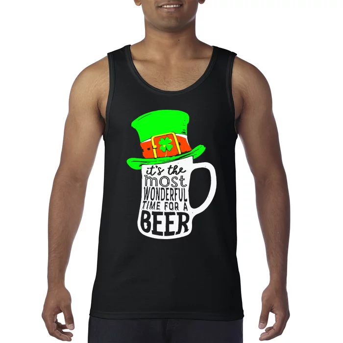 It's The Most Wonderful Time For A Beer Hat St.Patrick's Day Tank Top