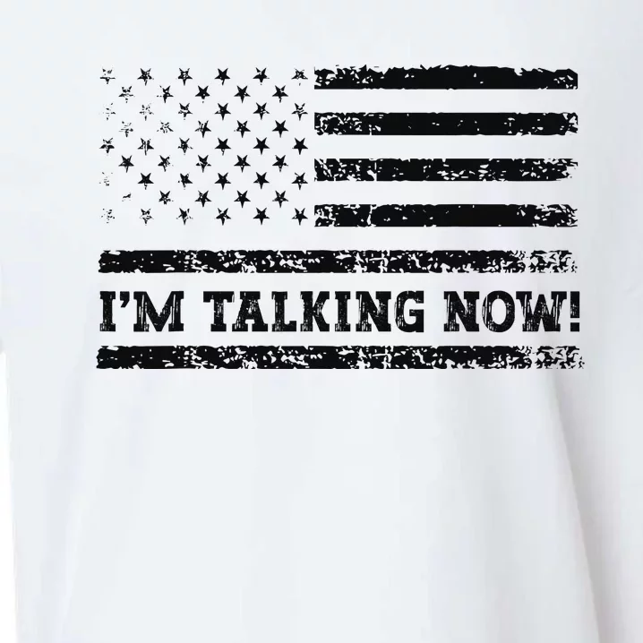 IM Talking Now Trump Kamala Debate Sueded Cloud Jersey T-Shirt