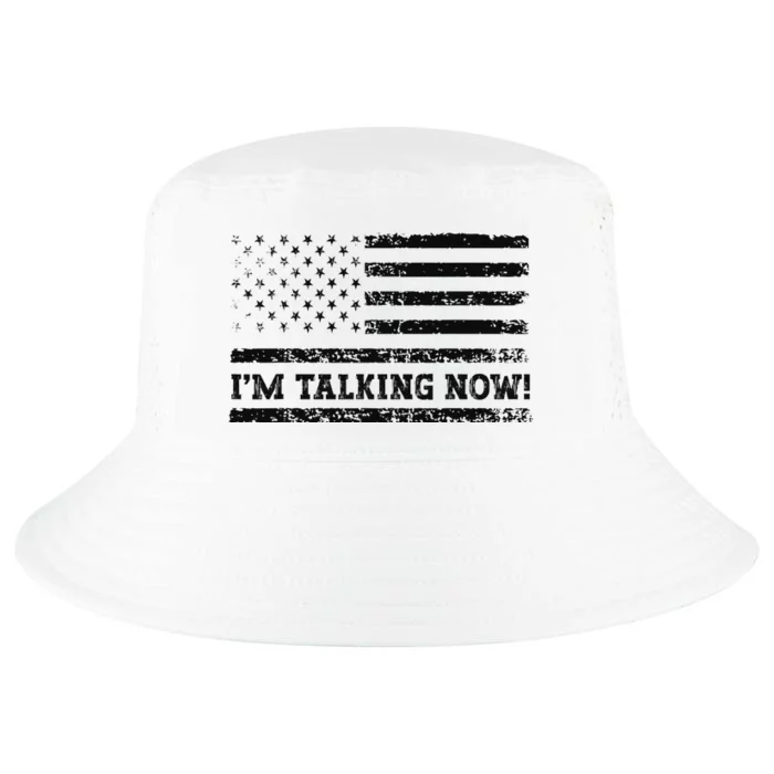 IM Talking Now Trump Kamala Debate Cool Comfort Performance Bucket Hat