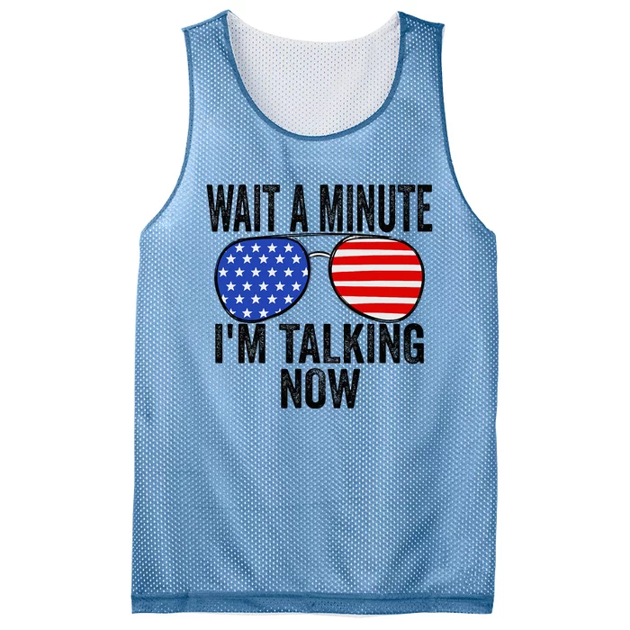 IM Talking Now Does It Sound Familiar Trump Mesh Reversible Basketball Jersey Tank