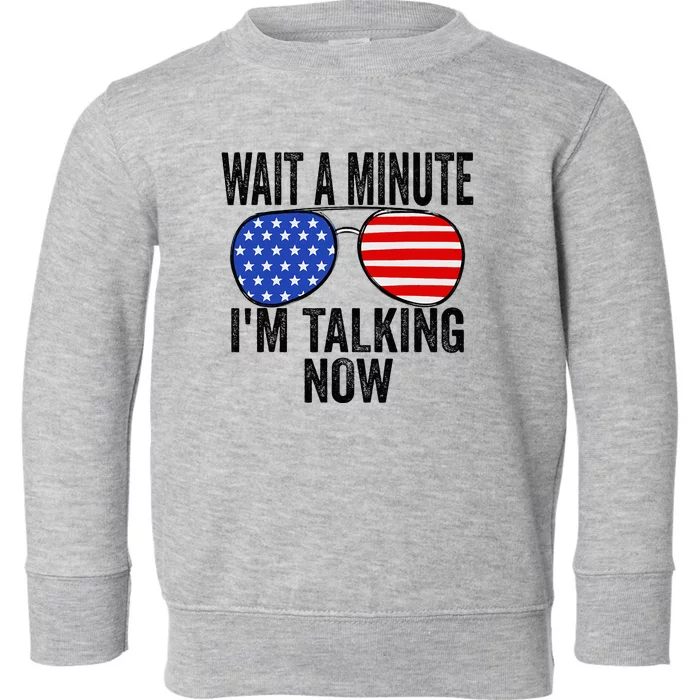 IM Talking Now Does It Sound Familiar Trump Toddler Sweatshirt