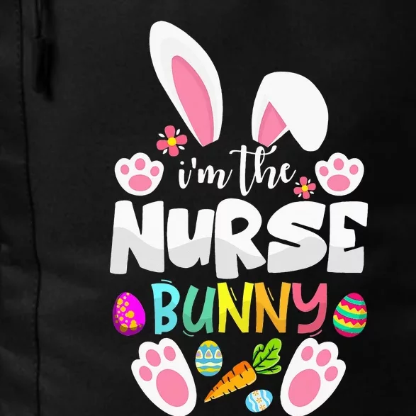 I'm The Nurse Bunny Ears Easter Egg Daily Commute Backpack