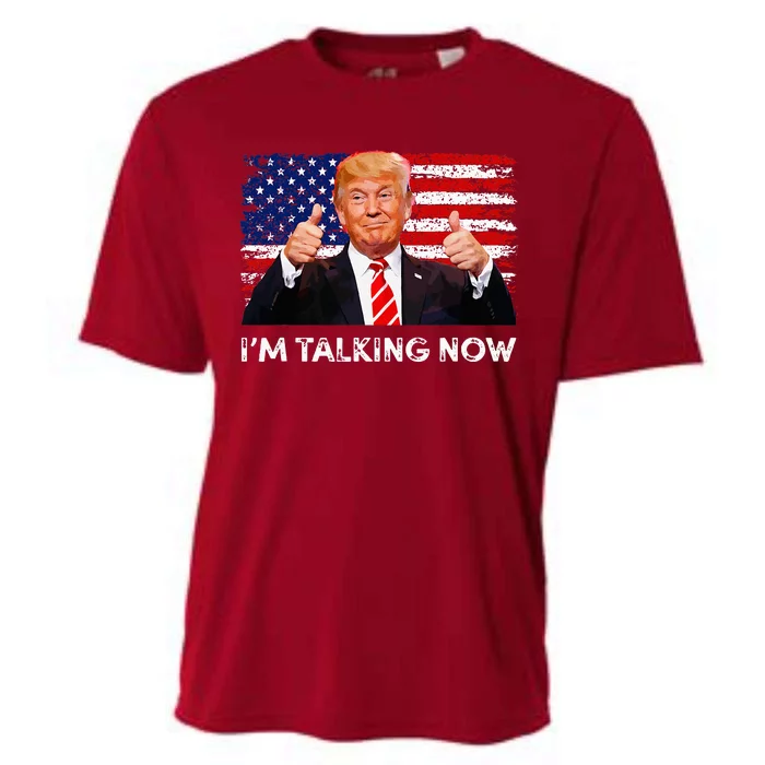 IM Talking Now Trump Debate Zinger Cooling Performance Crew T-Shirt