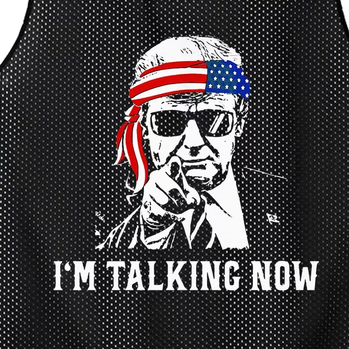 IM Talking Now Donald Trump Wait A Minute IM Talking Now Mesh Reversible Basketball Jersey Tank