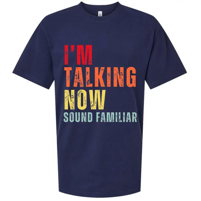 IM Talking Now. Sound Familiar Sueded Cloud Jersey T-Shirt