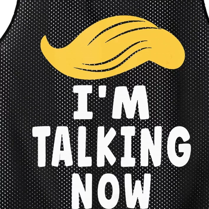 IM Talking Now Trump Debate Elections 2024 Mesh Reversible Basketball Jersey Tank