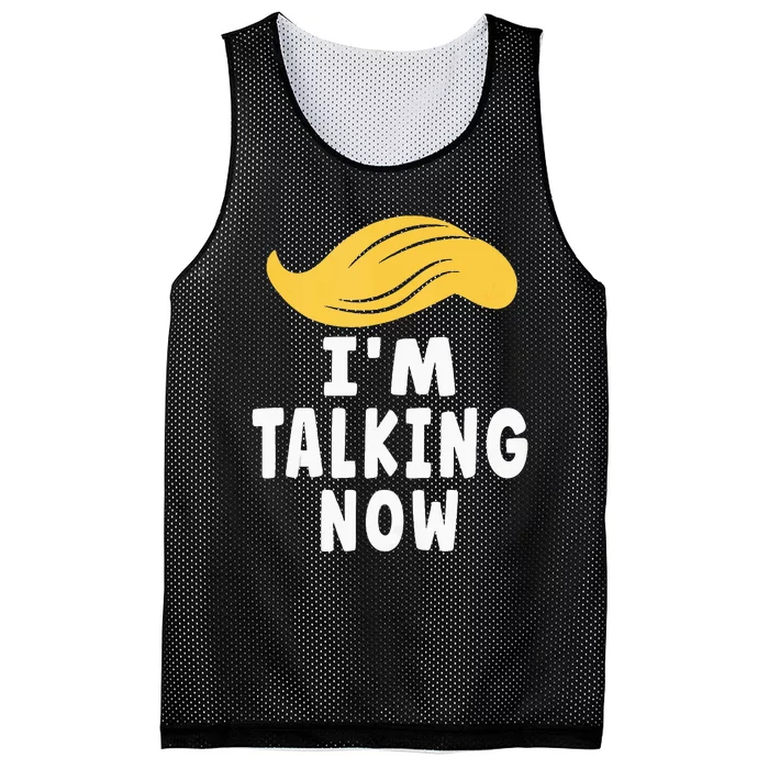 IM Talking Now Trump Debate Elections 2024 Mesh Reversible Basketball Jersey Tank