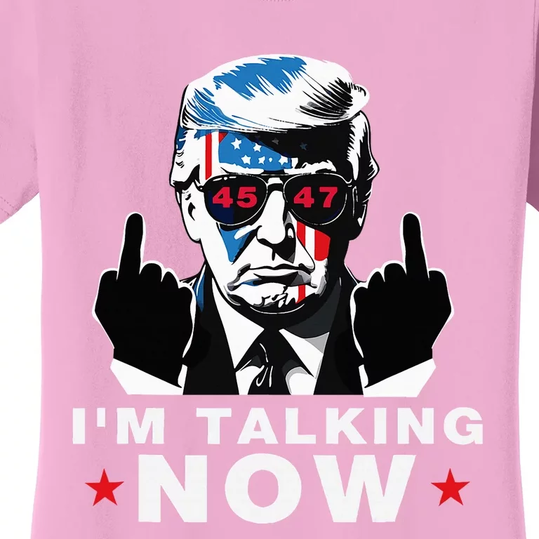 IM Talking Now Trump President Debate 2024 Women's T-Shirt