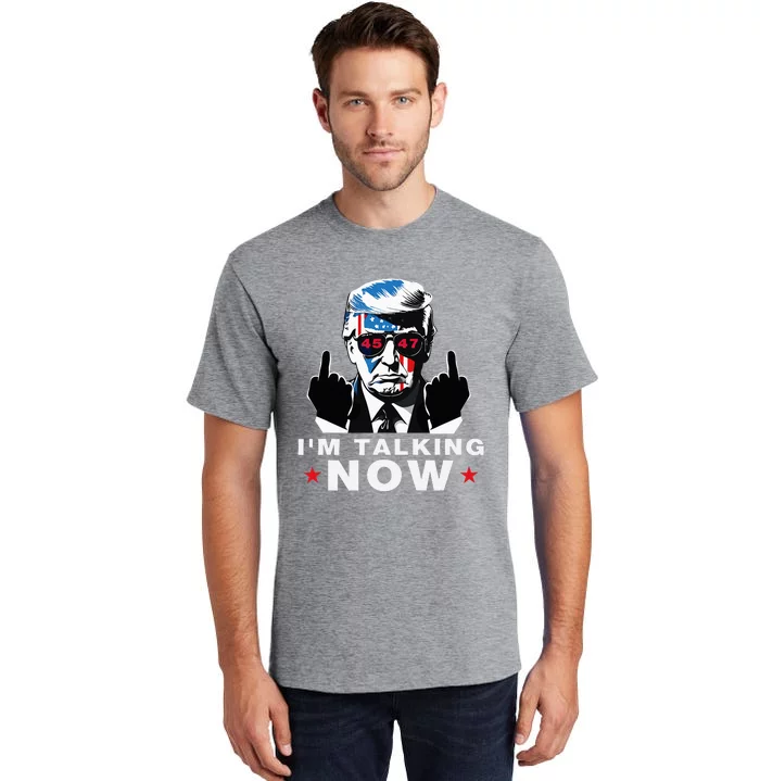 IM Talking Now Trump President Debate 2024 Tall T-Shirt