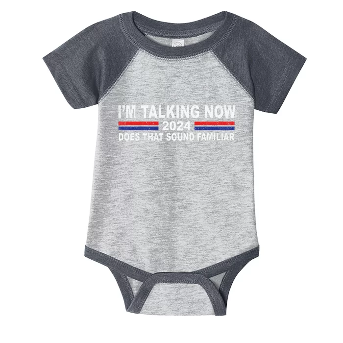 IM Talking Now Does That Sound Familiar Infant Baby Jersey Bodysuit