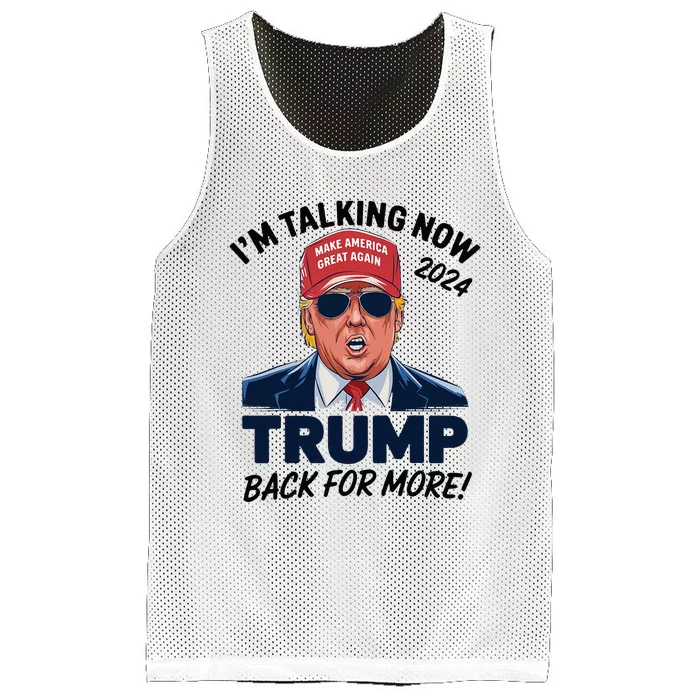 IM Talking Now Does That Sound Familiar Trump 2024 Mesh Reversible Basketball Jersey Tank