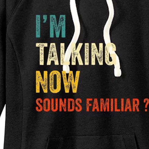 IM Talking Now Trump Kamala Harris Debate 2024 Women's Fleece Hoodie