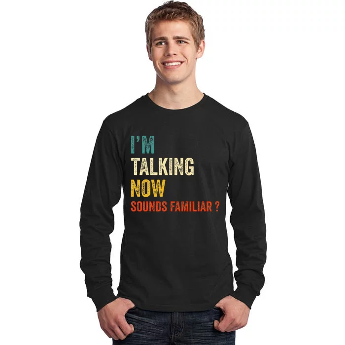 IM Talking Now Trump Kamala Harris Debate 2024 Tall Long Sleeve T-Shirt