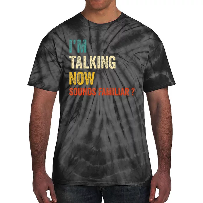 IM Talking Now Trump Kamala Harris Debate 2024 Tie-Dye T-Shirt