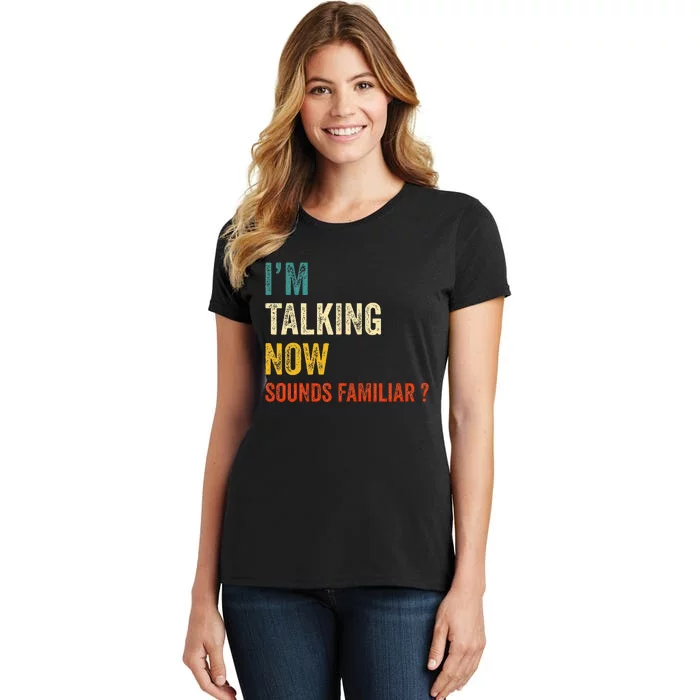 IM Talking Now Trump Kamala Harris Debate 2024 Women's T-Shirt