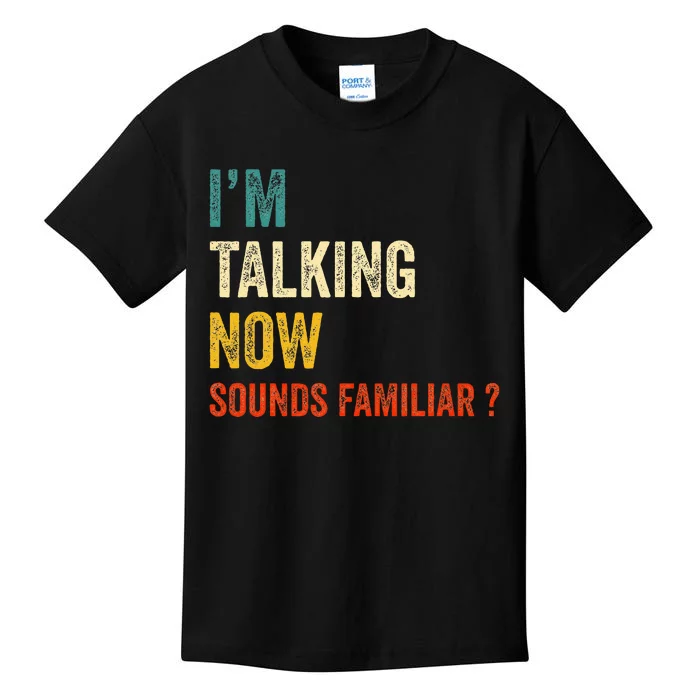 IM Talking Now Trump Kamala Harris Debate 2024 Kids T-Shirt