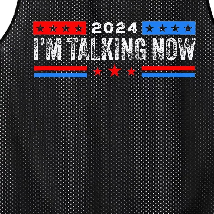 IM Talking Now Elections 2024 Democrat Republican Mesh Reversible Basketball Jersey Tank